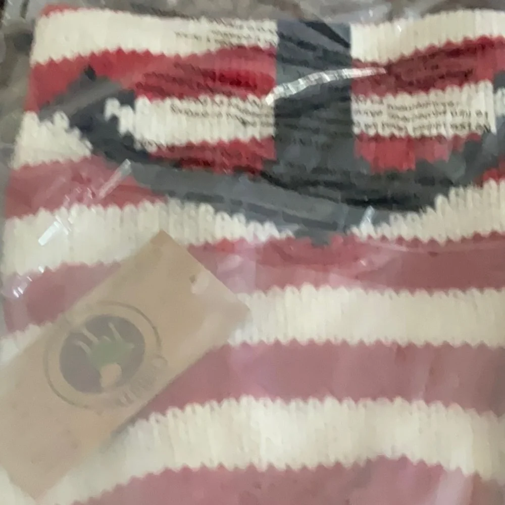 NWT CHILLY DOG WOOL ANCHOR DOG SWEATER MEDIUM RED WHITE BLUE NEW IN BAG